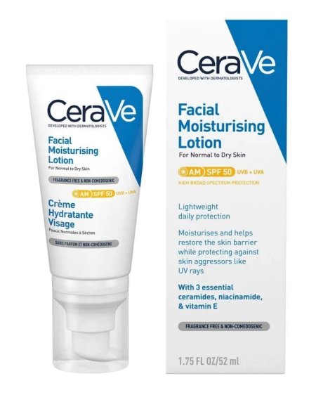 CeraVe-AM Facial Moisturising Lotion SPF 50